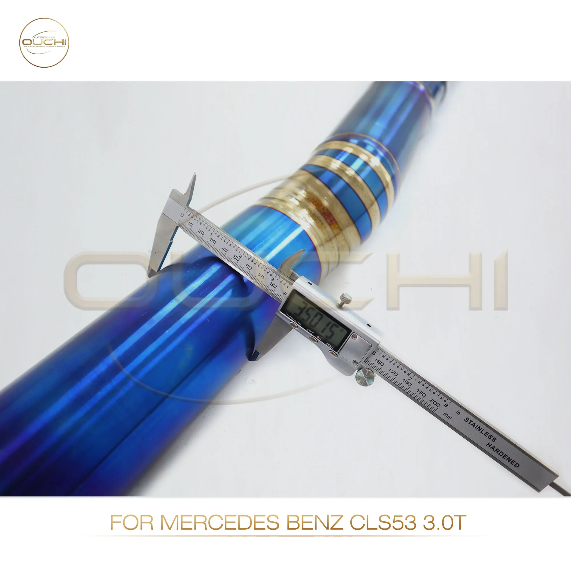 

OUCHI Performance Catback for Mercedes Benz CLS53 3.0T 2018+ Titanium Alloy Original Valve Car Exhaust Good Heat Dissipation