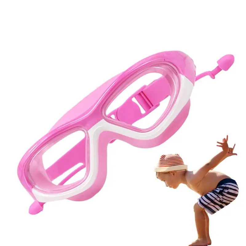 Jugend-Schwimmbrille, kein Auslaufen, wasserdicht, Kinderbrille, Silikon, bequem, Weitsicht-Schwimmbrille für Kinder, Jungen und Mädchen