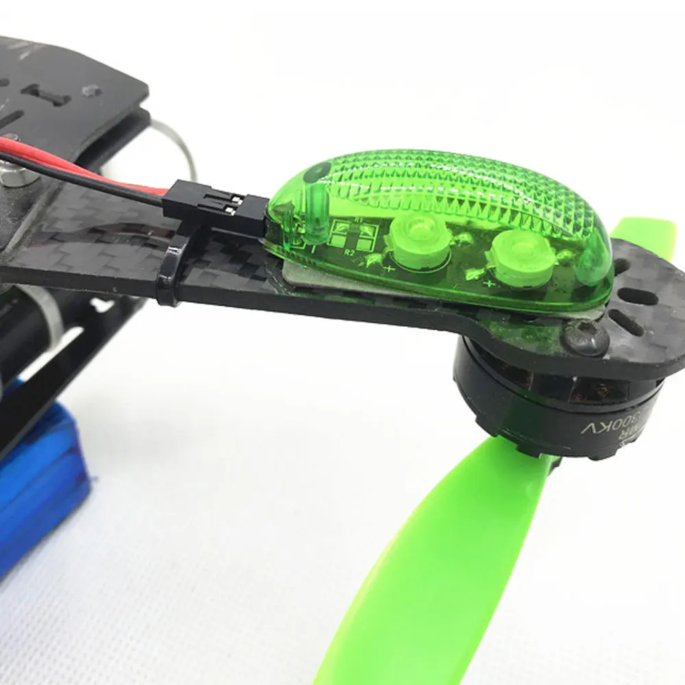 RC LED-Licht 5V 12V Intelligentes LED-Nachtflug-Navigations-Suchlicht Rot Grün Blau Weiß für Flugzeuge und Quadcopter-Lampen – Detail 9