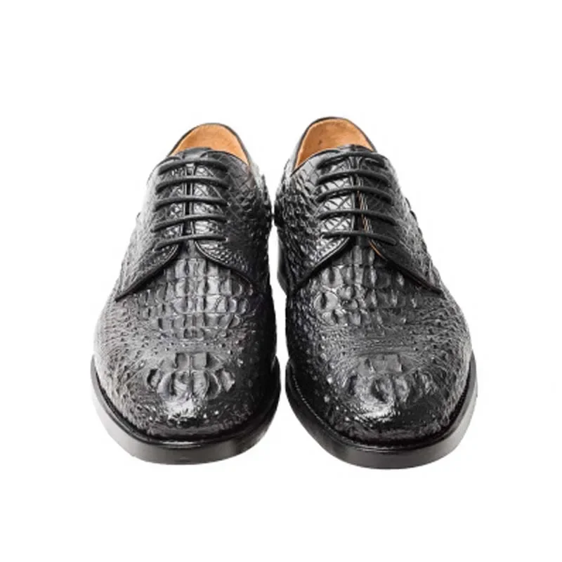 xinepiju business  new arrival  men shoes  black  Casual tide  pointed  lace-up  Men crocodile  Single