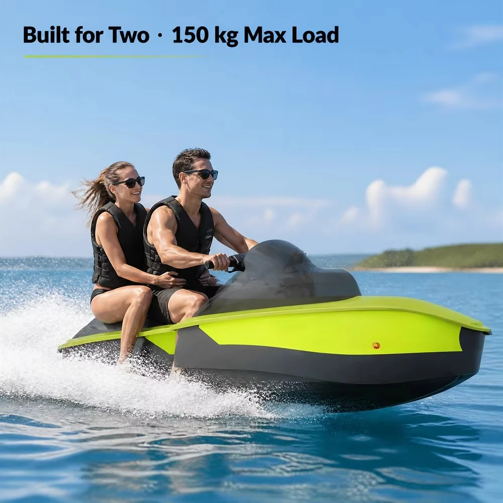 High-Performance Havospark 72V Electric Jet Ski 50km/h Top Speed with 6.2KWH Fast Charge for Couples & Family Water Adventure