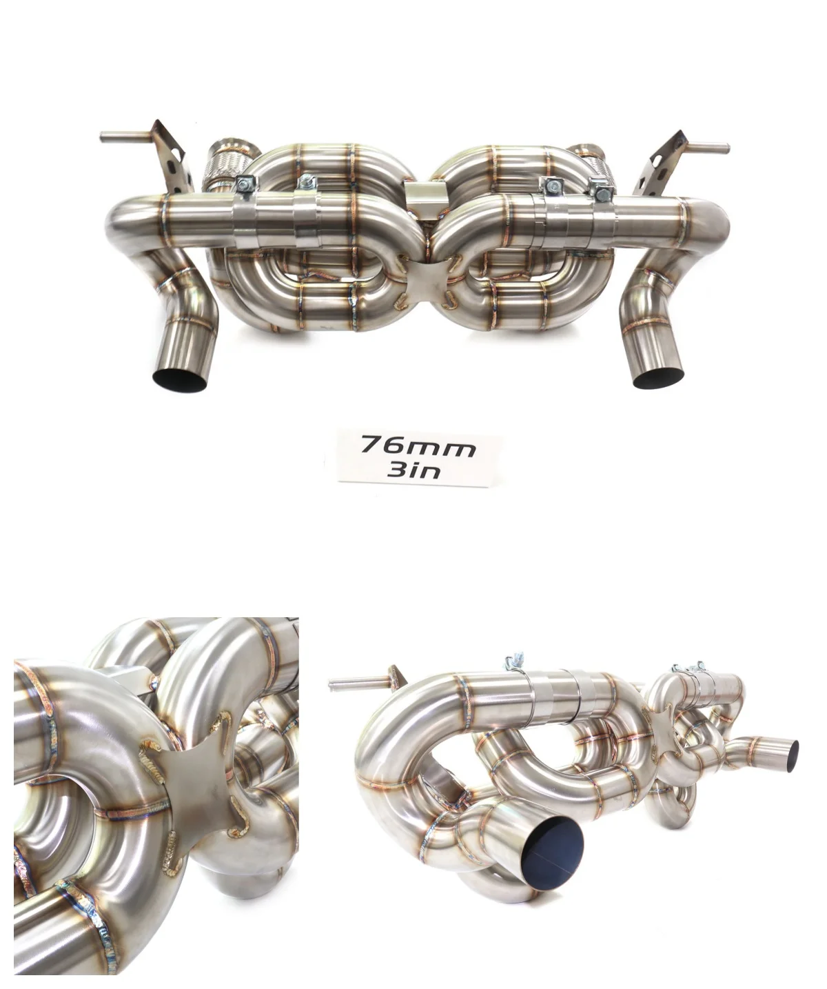 

Для Lamborghini Huracan EVO 2020+ выхлопная система Catback без клапана из нержавеющей стали, сертифицированная по стандарту HMD, высокое качество.