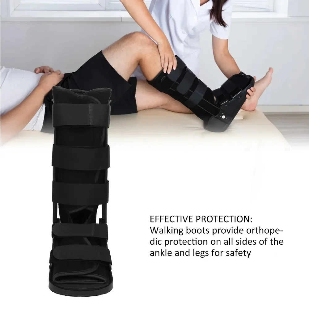 

Ankle Stabilizer Walking Boot Orthopedic Boot Brace Support Sprained Medical Fracture Walking Boot Tall Foot Ankles Stable Legs