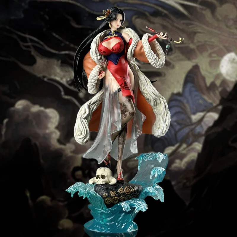 

36Cm One Piece Action Figures Beauty Boa·Hancock Anime Cheongsam Beauty Figure Collect Decoration Figurine Boy Model Toy Gift