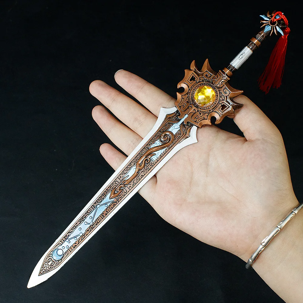30 cm Game Perifere China Xuanyuan Oude Zwaard wapens Model Cosplay Prop Speelgoed mes Desktop Collectible Ornament Jongen Gift
