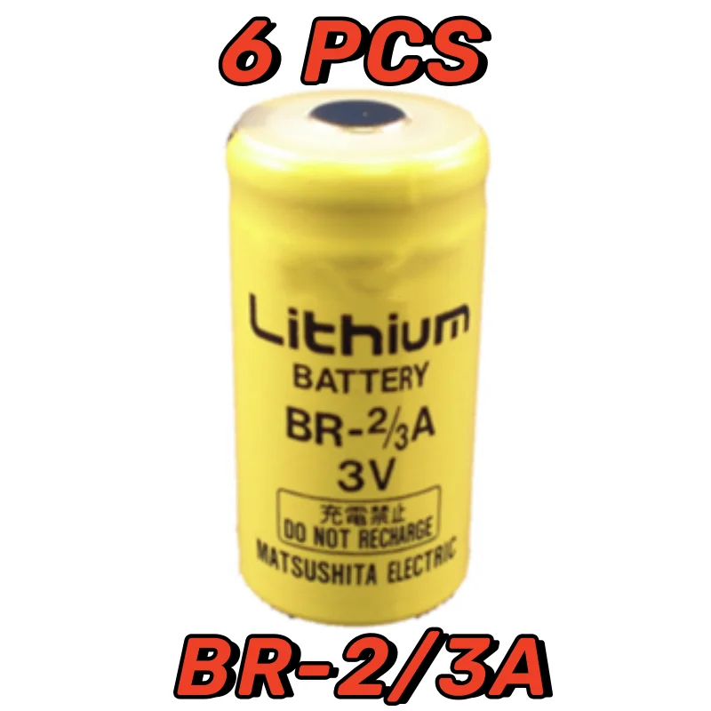 

6PCS Fresh Date Original PLC Battery BR-2/3A 17335 3V 1200mAh Lithium Battery