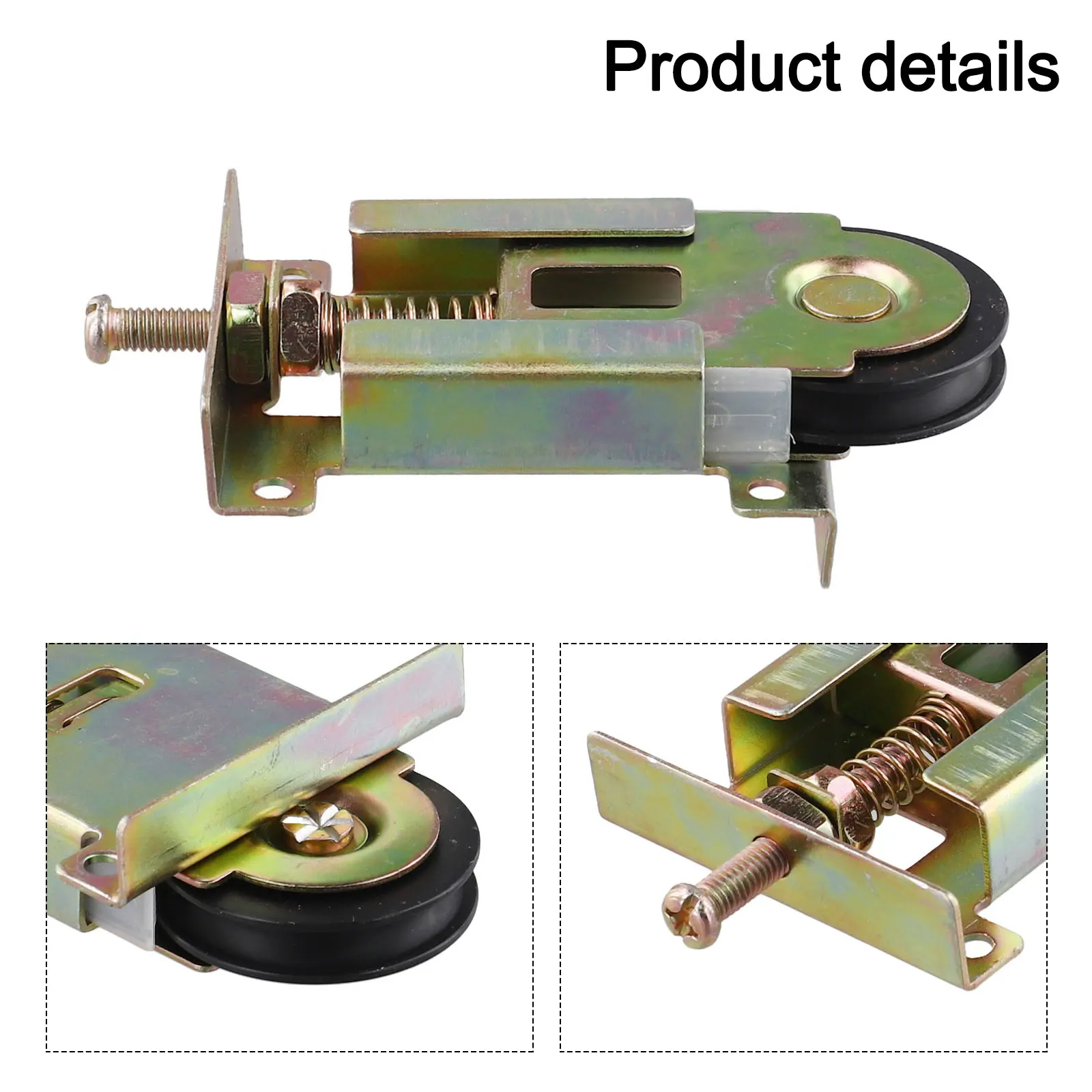 Color Gold Cabinets Cam Roller Bottom Pulley Long-lasting Durability Smooth Sliding Experience Minimal Effort Operation