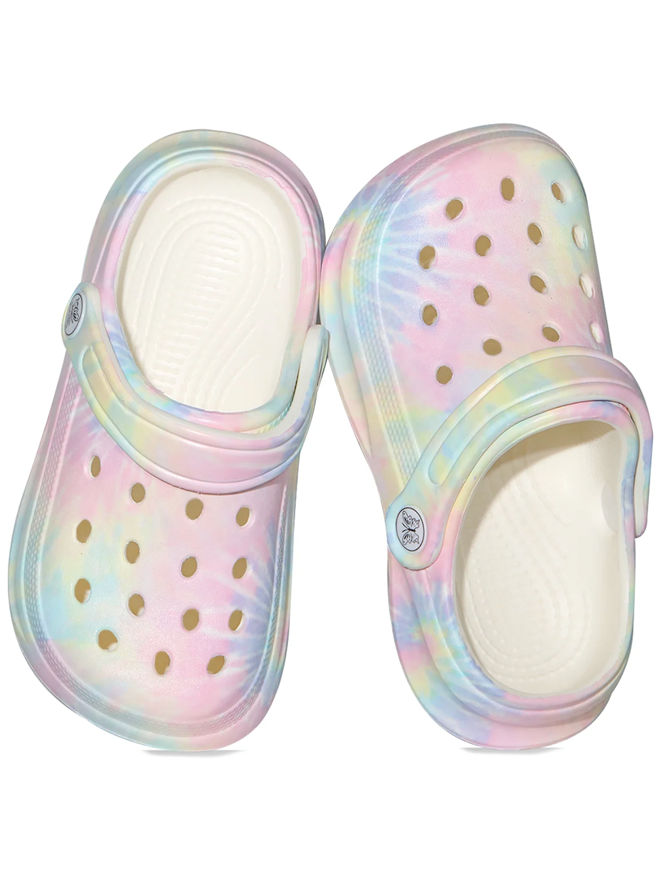 Kinder Slip-On Clogs und Pantoletten - Atmungsaktive, Wasserdichte EVA-Gartenschuhe mit Dekorativer Kette für Strand und Alltag 168 – Detail 9