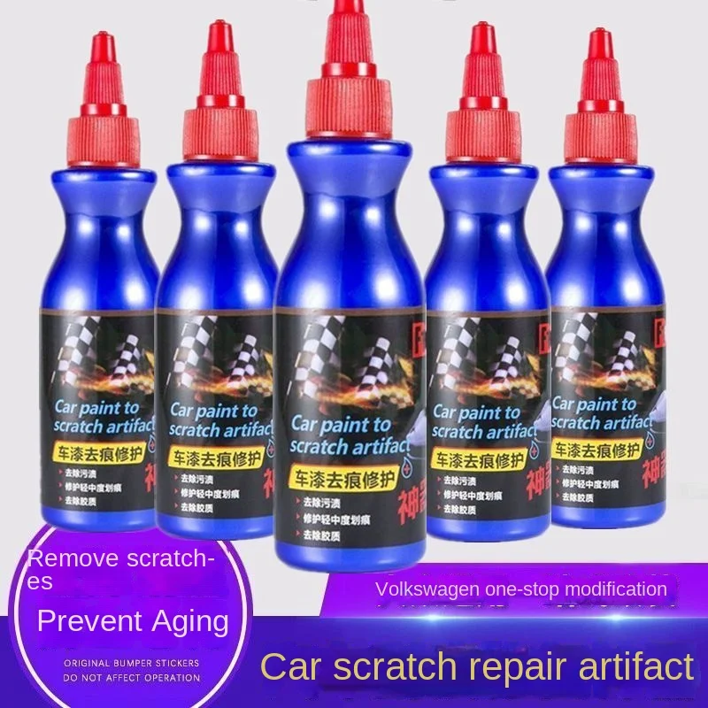 Car scratch wax Finish Polishing Wax Repair deep decontamination Polishing White Scratch liquid Decontamination Abrasive artifac