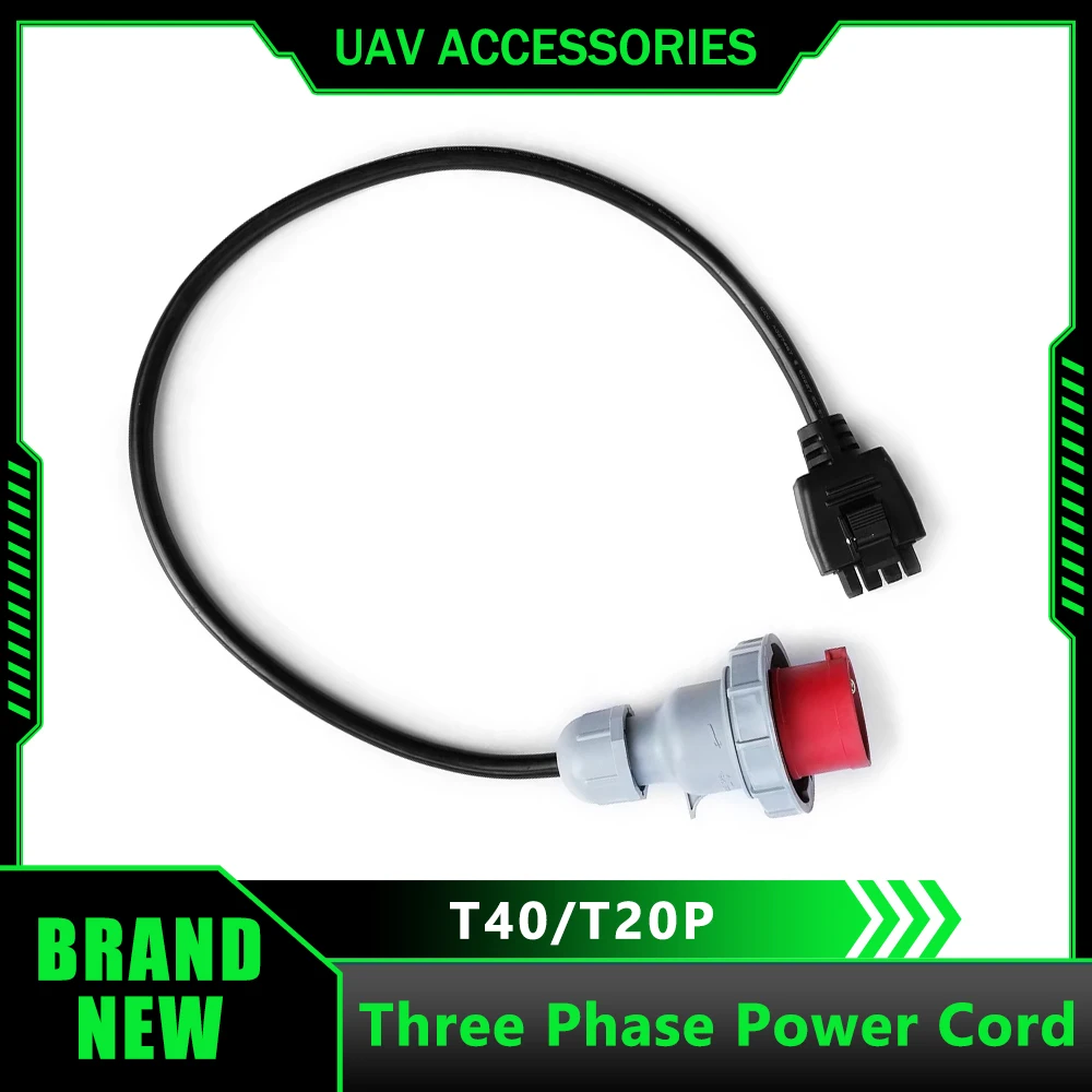 

Agriculture Drone Accessories DJI Agras T40/T20P 380V Charger Input Three Phase Power Cord Plant Protection UAV Repair Parts