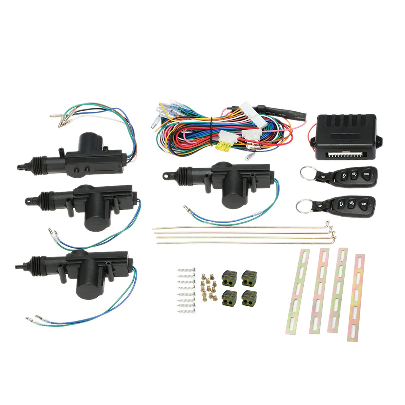 

Keyless Entry Systems Car Door Lock Keyless Entry System Remote Central Control Locking Kit with Trunk Release Button