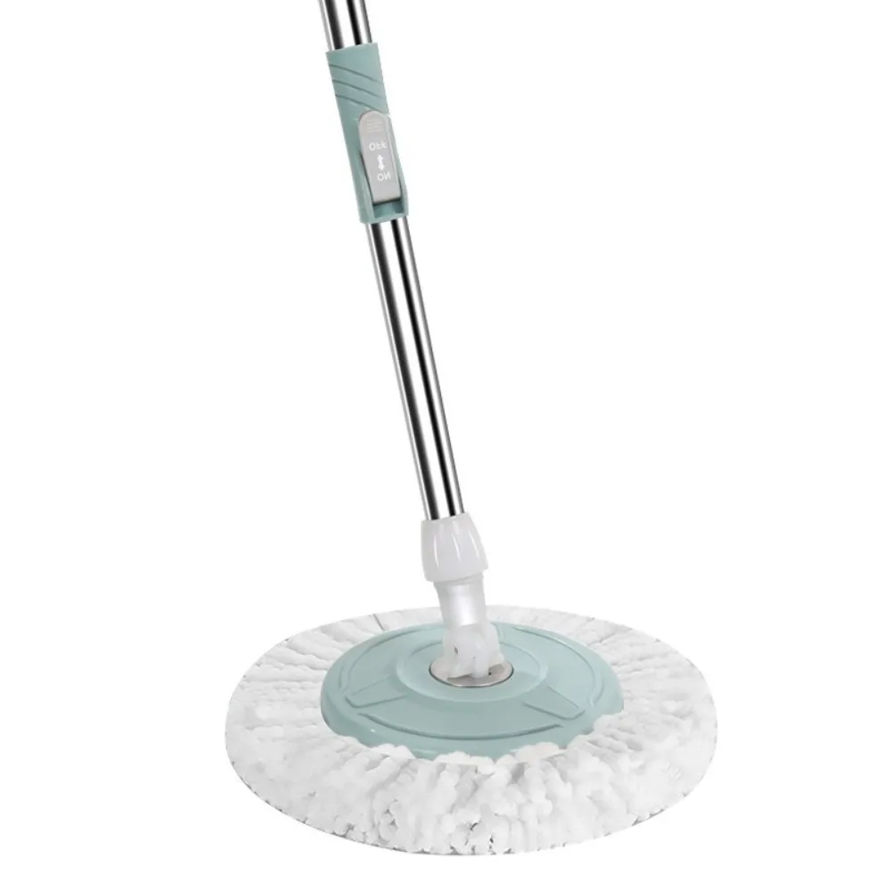 1pc Microfiber Spin Mop Replacement Head Round Shape Standard Size Spin Mop Refills Removable Washable - Detail 1