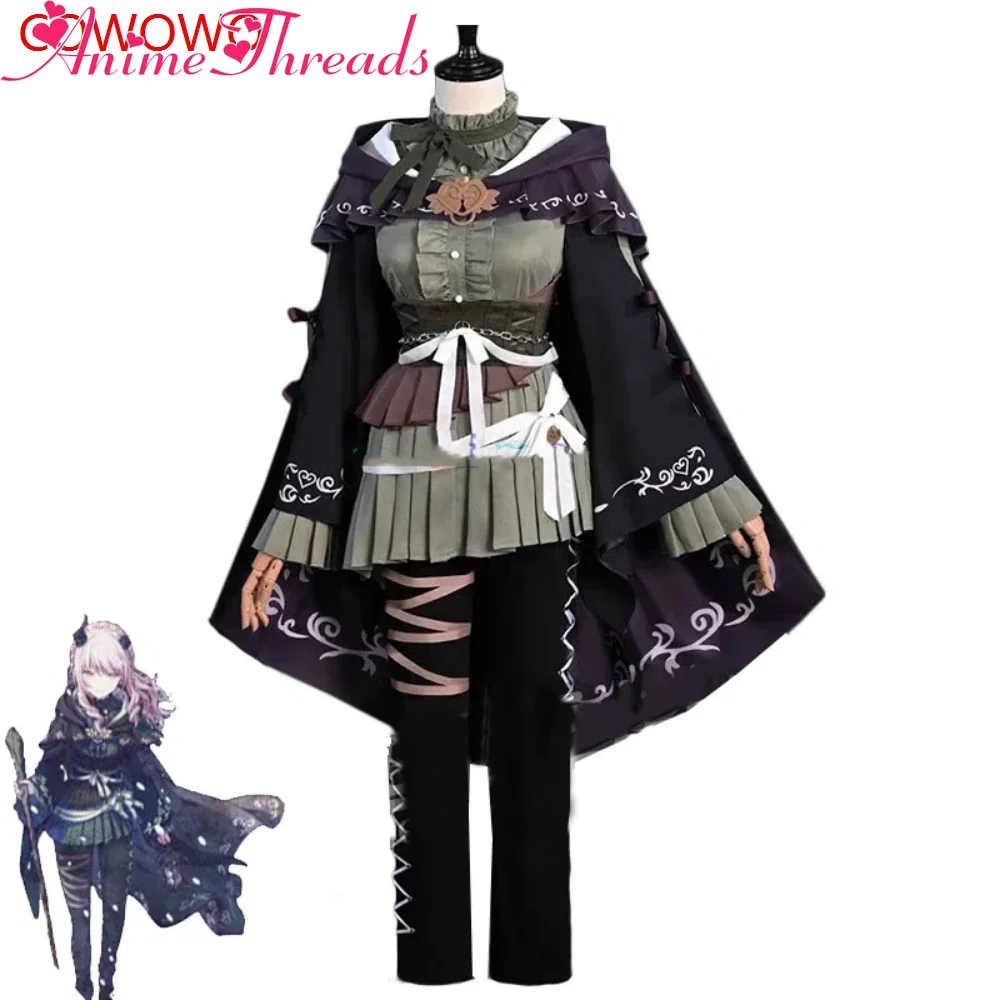 

Костюм для косплея Акиямы Мицуки из игры Project Sekai, милый праздничный наряд с плащом, униформа для Хэллоуина и карнавала, на заказ