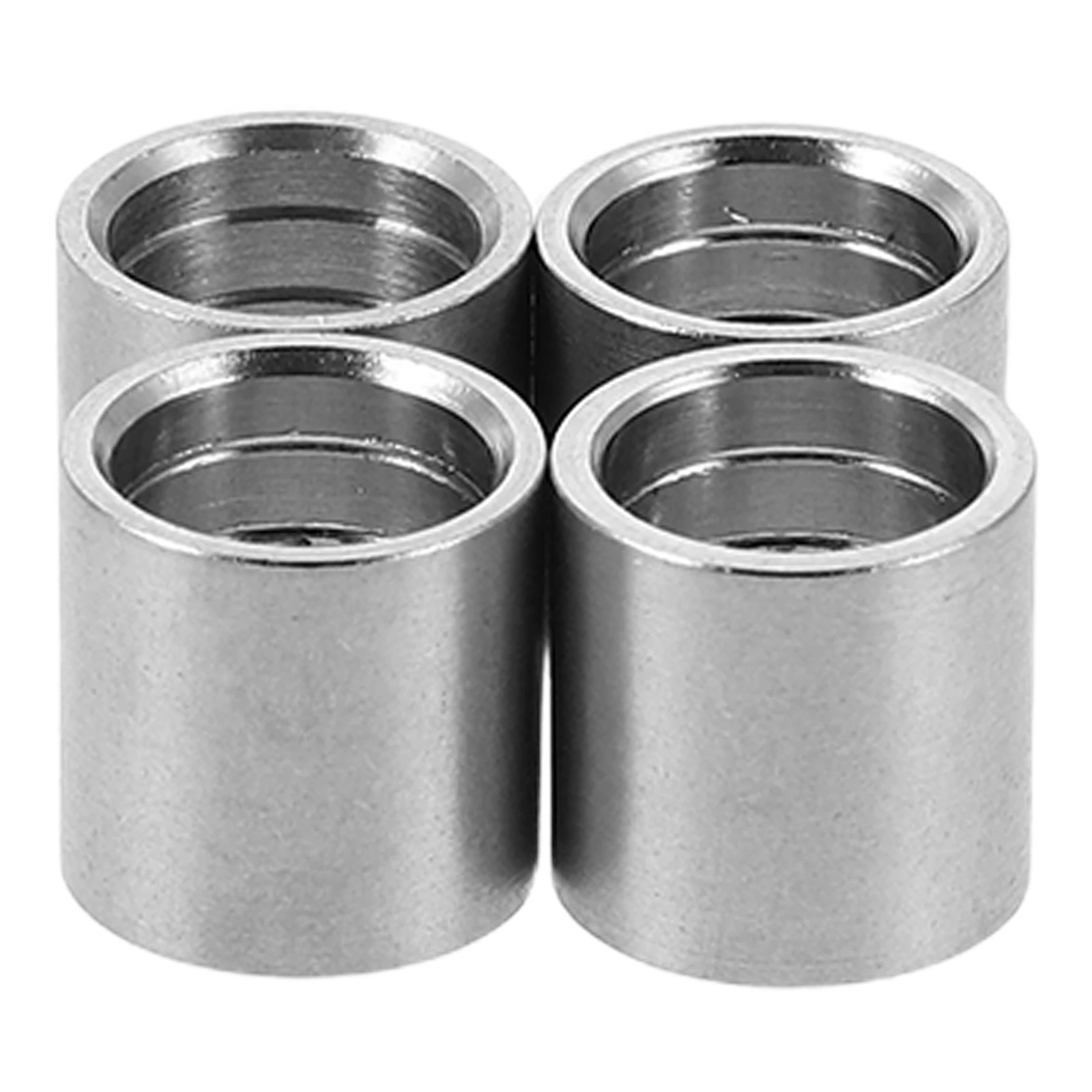 

4 Pcs Billiard Replacement Ferrule Stick Tips Pool Cue Snooker Joint Protector Stainless Steel Sockets