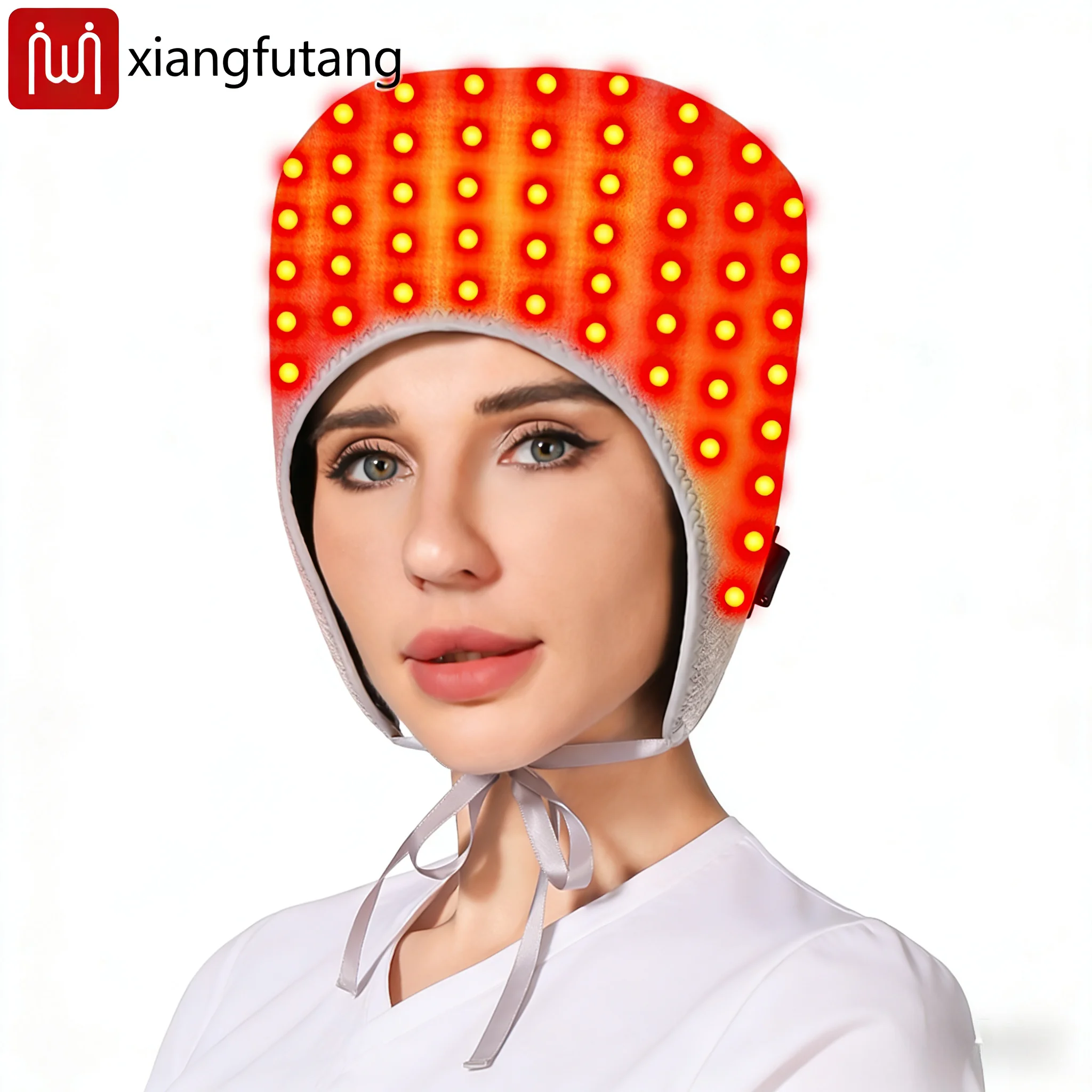 Terapia de luz vermelha compressa quente chapéu aquecido cabeça envoltório para alívio da enxaqueca reumático dor de cabeça alívio boné manter a cabeça quente chapéu