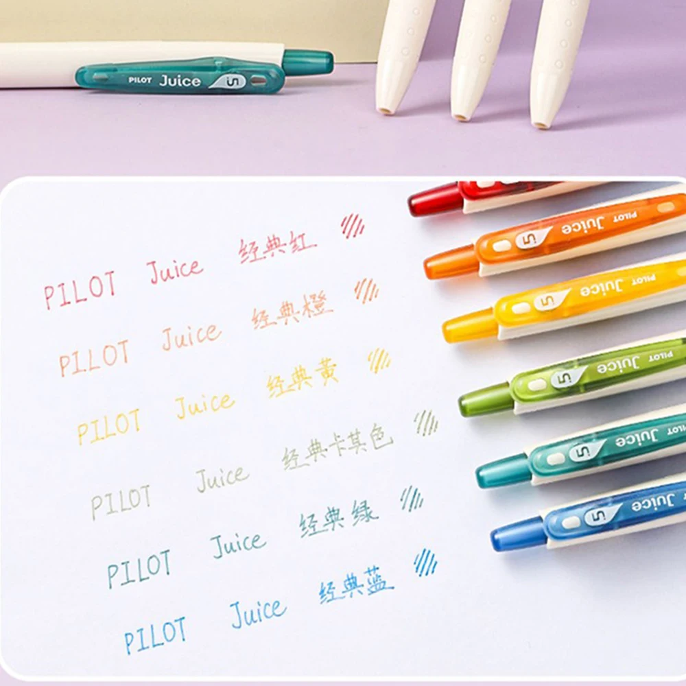 Imagem -04 - Kawaii Pilot Gel Pen Grupo mm Limited Color Lju156c Student Account Writing Suprimentos de Pintura Papelaria de Escritório Japão Pcs