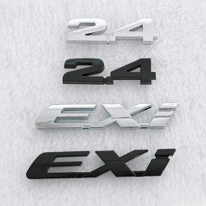 

ABS Car Body Side Emblem Rear Trunk Badge Sticker for Honda 2.4 EXi Vezel Accord CRV Civic City Odyssey Elysion Jade Pilot