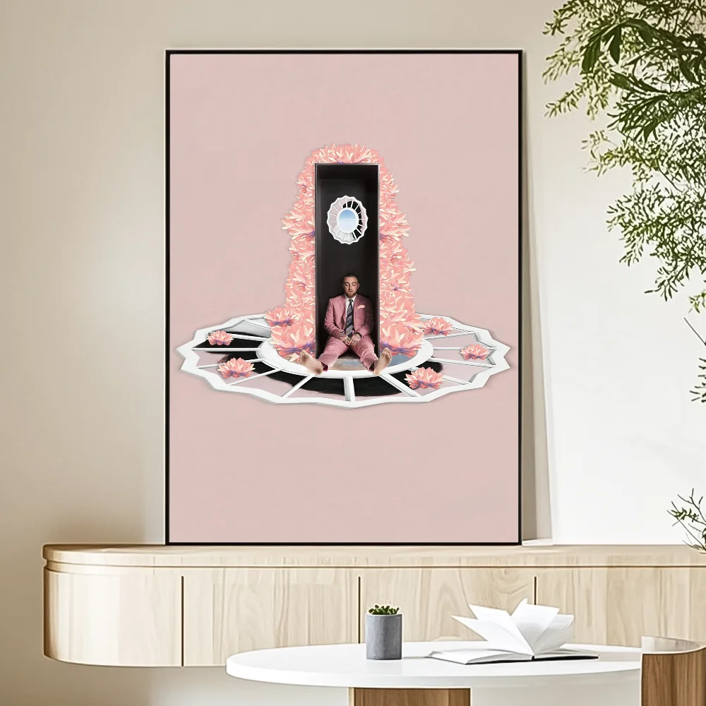 Zanger M-Mac Cirkels Miller Klassieke Poster HD Art Sticky Wall Waterdicht Thuis Woonkamer Slaapkamer Bar Esthetische Decoratie