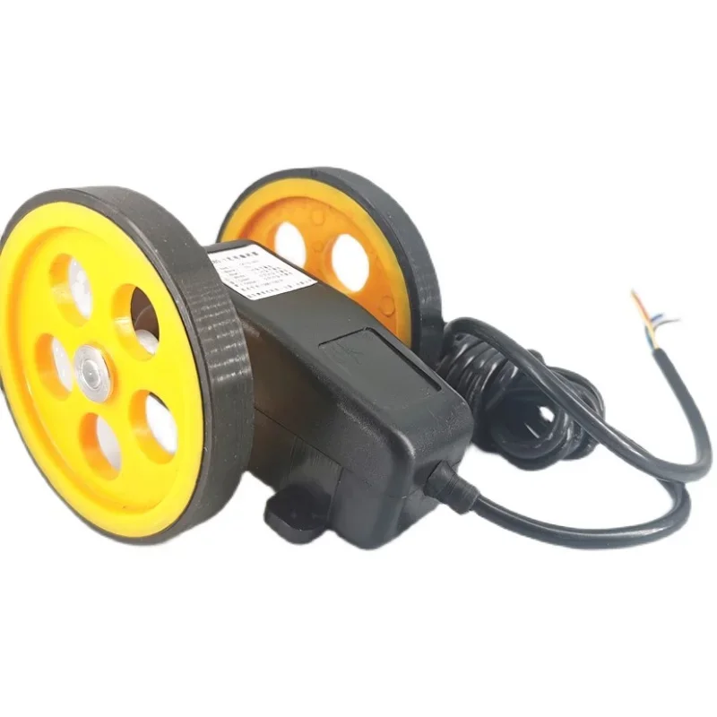 LK80 متر طول العجلة قياس الاستشعار التشفير عجلة المطاط المغلفة المزامن عجلة متر متر AB المرحلة LK-50