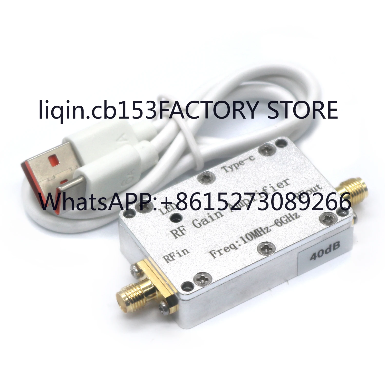 10M-6GHz High Flatness Amplifier 10, 20, 30, 40db Gain Push Module RF Amplifier
