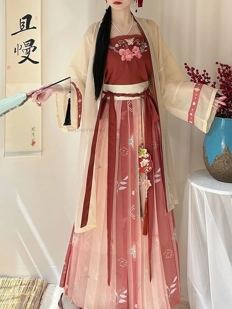 

Chinese Traditional Hanfu Dress Female Song Dynasty Ancient Costumes Elegant Oriental Chinese Clothes Cosplay Hanfu Women Modern