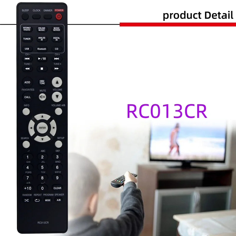 B04C-Remote Control RC013CR Replaced for Marantz CD Receiver MCR611 MCR611U M-CR611 M-CR611U Accessories