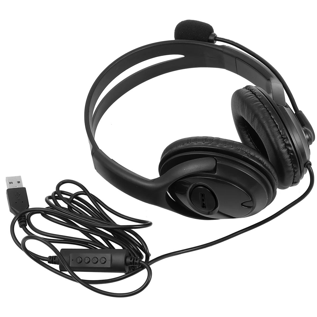 

Professional Gaming Headset Wired Computer Earphone Noise Reduction Stereo Microphone Skin-Friendly Soft Cushion High Precision