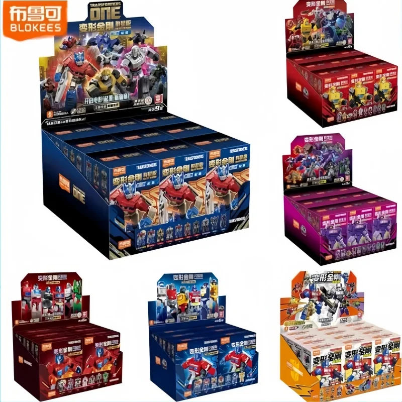 

In Stock Hot Blokees Transformers All Versions Shining Version Galaxy Version Action Figure Model Collection Kids Gifts Toys
