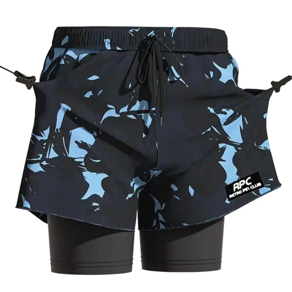 تصفح السراويل L-5XL الرجال سراويل للسباحة ملابس السباحة التجفيف السريع زاوية مسطحة السباحة جذوع تنفس رشاقته بناطيل الشواطئ السباحة #1