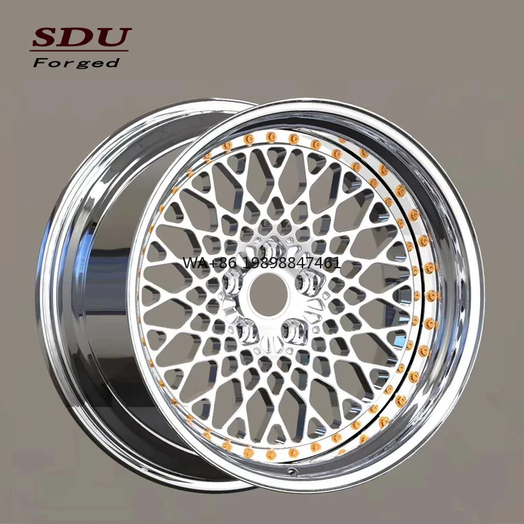 

Aluminium Alloy Car Wheel Rims 18 19 20 22 Inch 5 Holes Forged Wheels Honeycomb Design