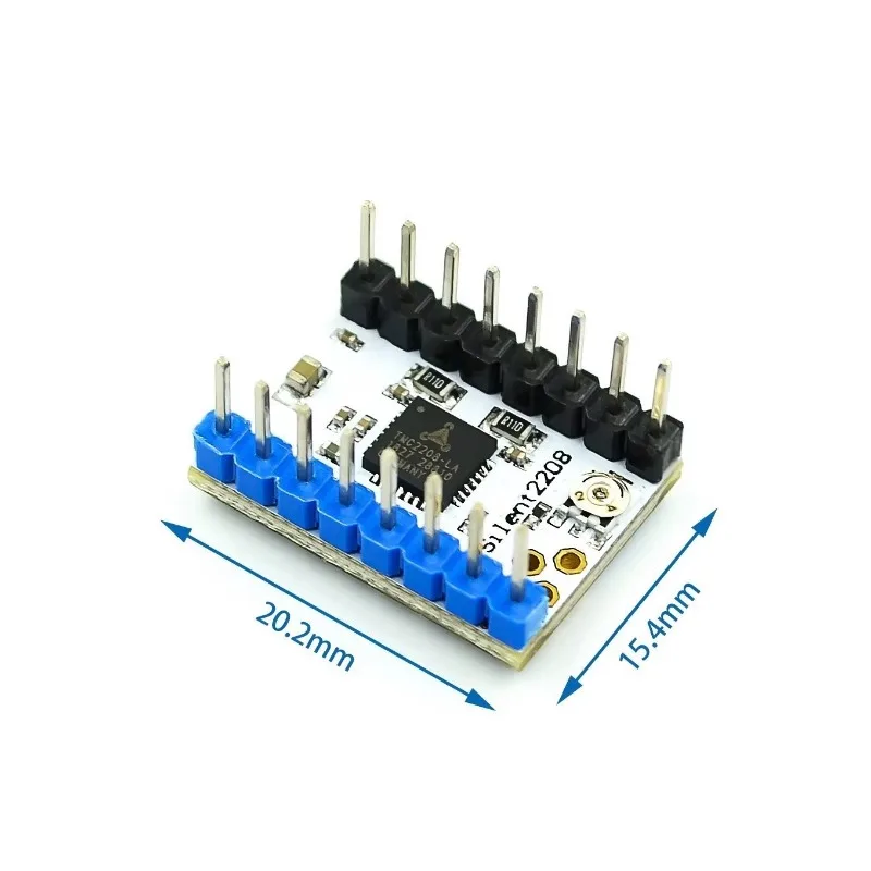 Silent 256 Subdivision Stepper Drive TMC2208 V1.2 Peak 2A Current Module For 3D Printer DIY Printing Modification Parts-5PCS