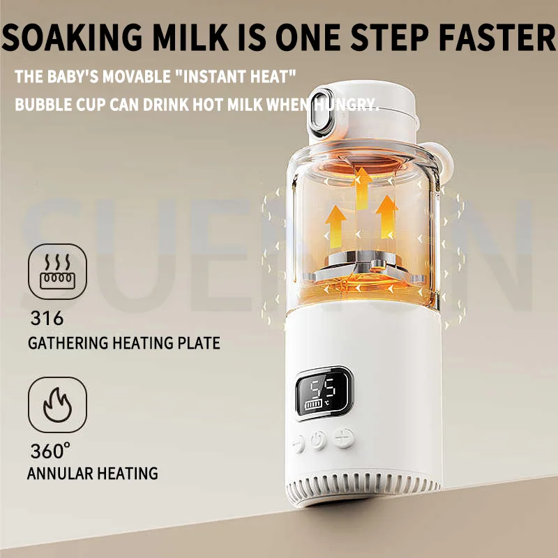 غلاية كهربائية لاسلكية، غلاية بدرجة حرارة ثابتة، غلاية مياه ساخنة مريحة للخروج وصنع غلاية الحليب