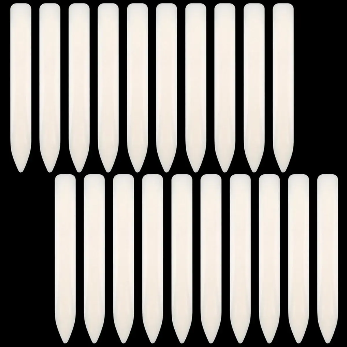 FTGT-20 Pack Bone Folder Tool, Plastic Bone Folder Crafts Scoring Folding Creasing Paper Crafting Scrapbooking Tool
