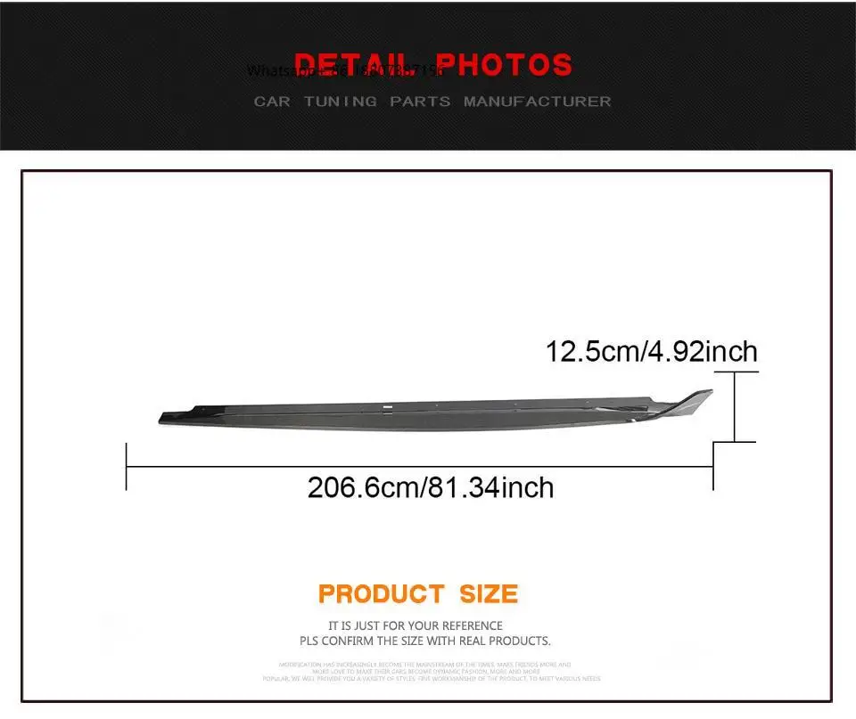 

Накладки на пороги из карбона для Audi S5 B9.5 A5 S Line Sportback 4-дверный 2020