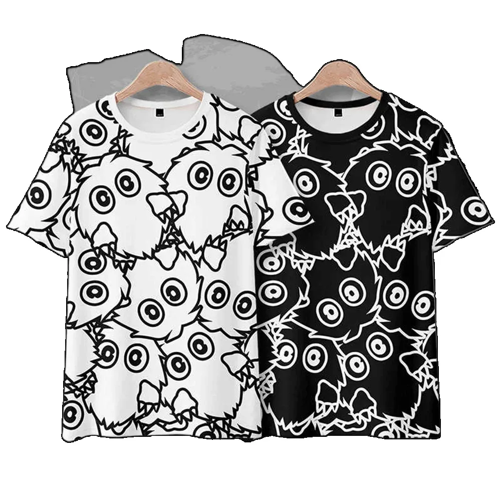 

Повседневная мужская рубашка для активного отдыха Yu-gi-oh! Kuriboh Веселая быстросохнущая свободная мужская футболка с короткими рукавами и принтом