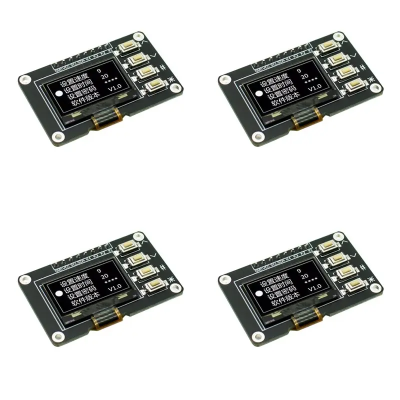 tela-de-exibicao-oled-de-096-polegadas-4-unidades-modulo-de-tela-branca-12864-com-matriz-4-interfaces-de-teclado-iic-ssd1315-branco