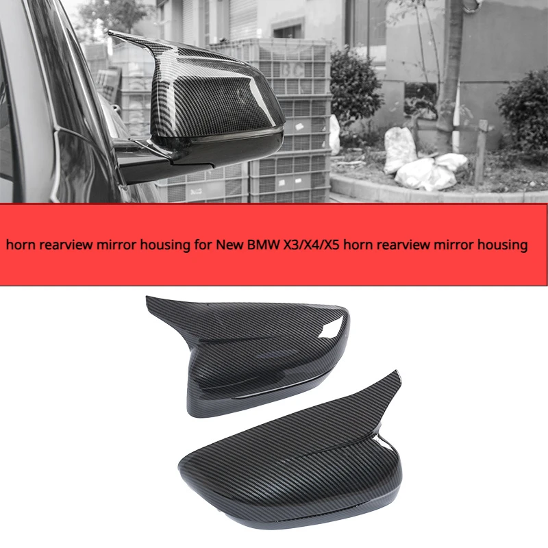 For Modification of The Horn Rearview Mirror Shell of BMW 3 5 Series and  Protective Cover of The Rearview Mirror Car Stickers