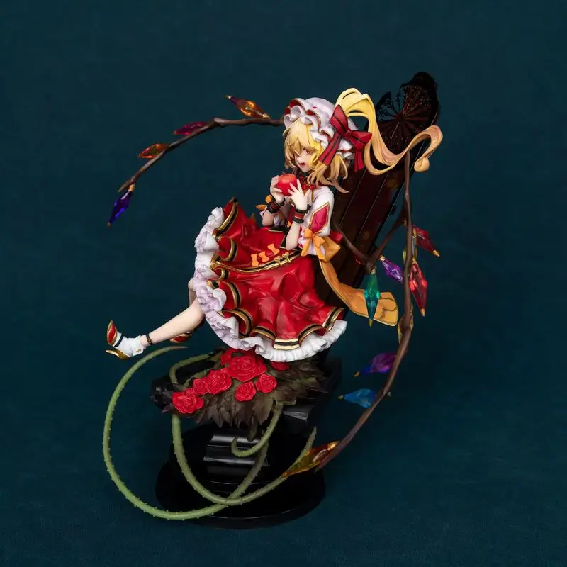 23cm Touhou 프로젝트 Flandre 스칼렛 뱀파이어 게임 소녀 그림 모델 동상 소년 컬렉션 데스크탑 장식 장식품 장난감 선물