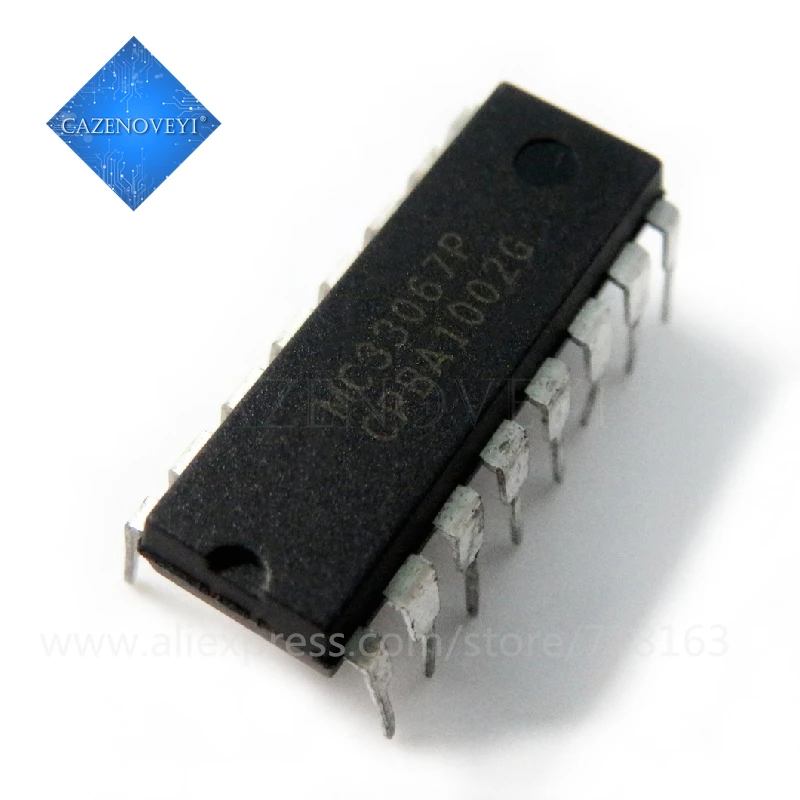 10pcs/lot MC33067P MC33067 DIP-16 In Stock