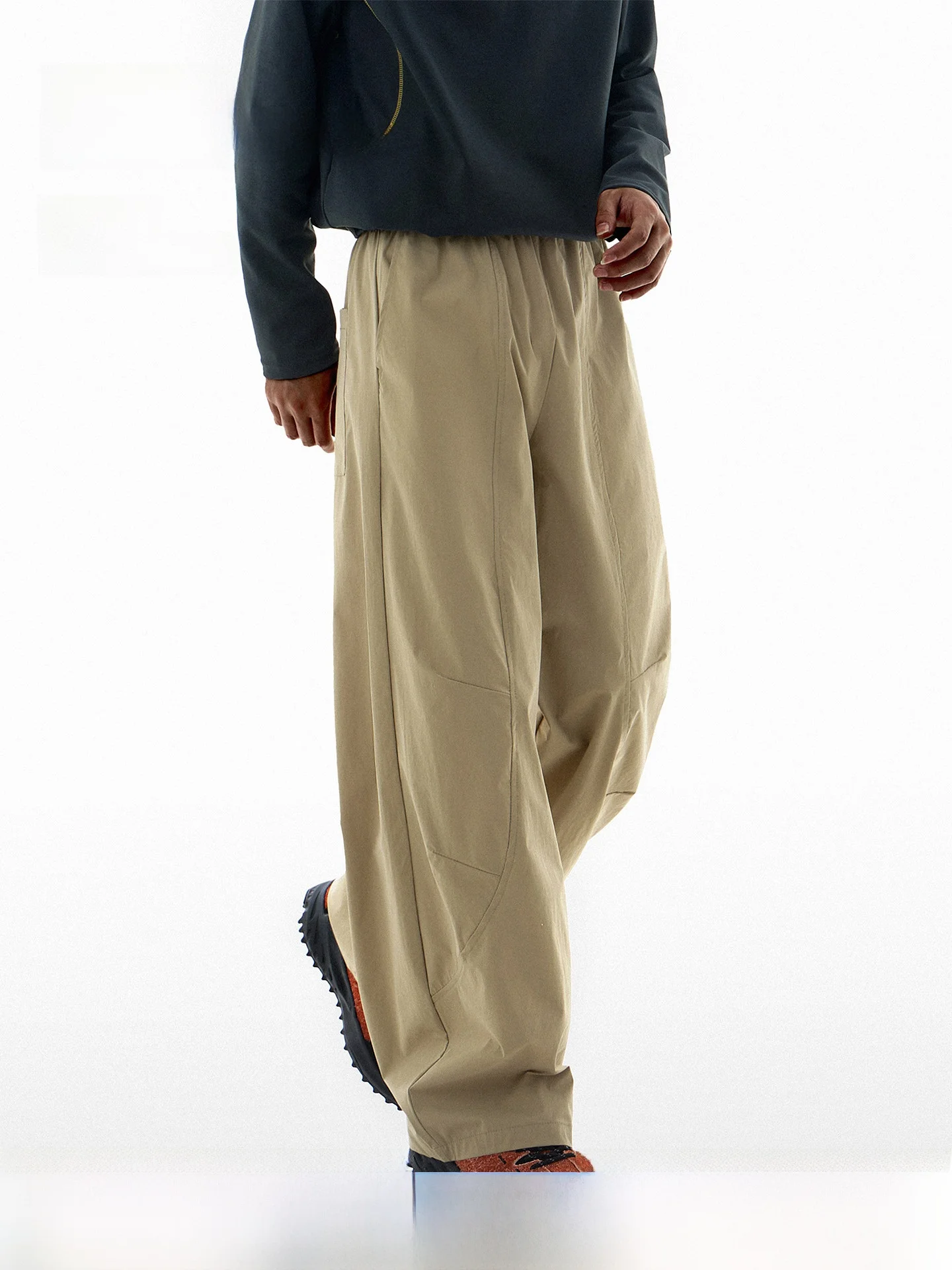 ARTANNIE Men's Loose Straight Leg Quick Dry Casual Pants Breathable Outdoor Sports Summer New Style Comfortable Long Trousers