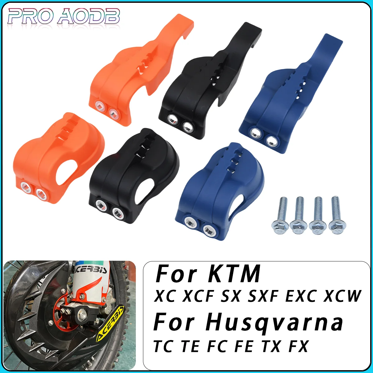 Motorcycle Fork Shoes Cover Guard For KTM 125 250 300 350 400 450 500 EXC EXCF SX SXF XC XCF XCW SIX DAYS TPI 2016-2024 MOTO