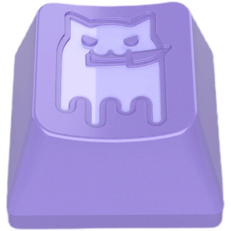 

Metal Keycaps Aluminum-Purple-ish Painted Aluminum Metal Personalized Keycaps