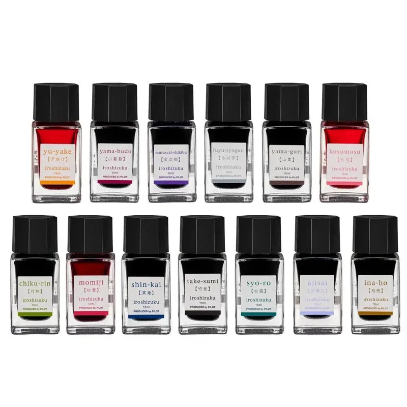 1pc Japan PILOT INK15, for Fountain Pen, Iroshizuku Colored Ink 15ml/bottle