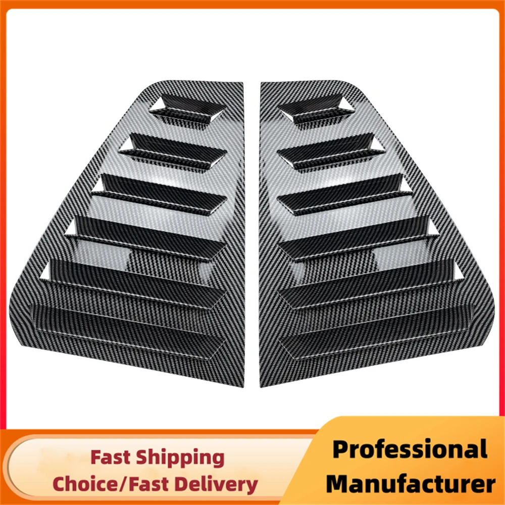 Paar Achterzijde Raambekleding Spoiler Voor Vw Golf 5 Golf 6 Golf 7 MK5 MK6 MK7 MK7.5 2003-2020 Venster Sluiter Cover Louvre Ventilatieopeningen