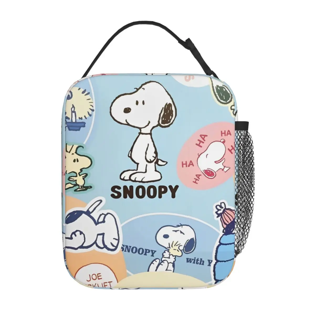 

Snoopys Dogs Woodstock Accessories Insulated Lunch Bag For School Office Food Storage Bag Reusable Cooler Thermal Lunch Boxes