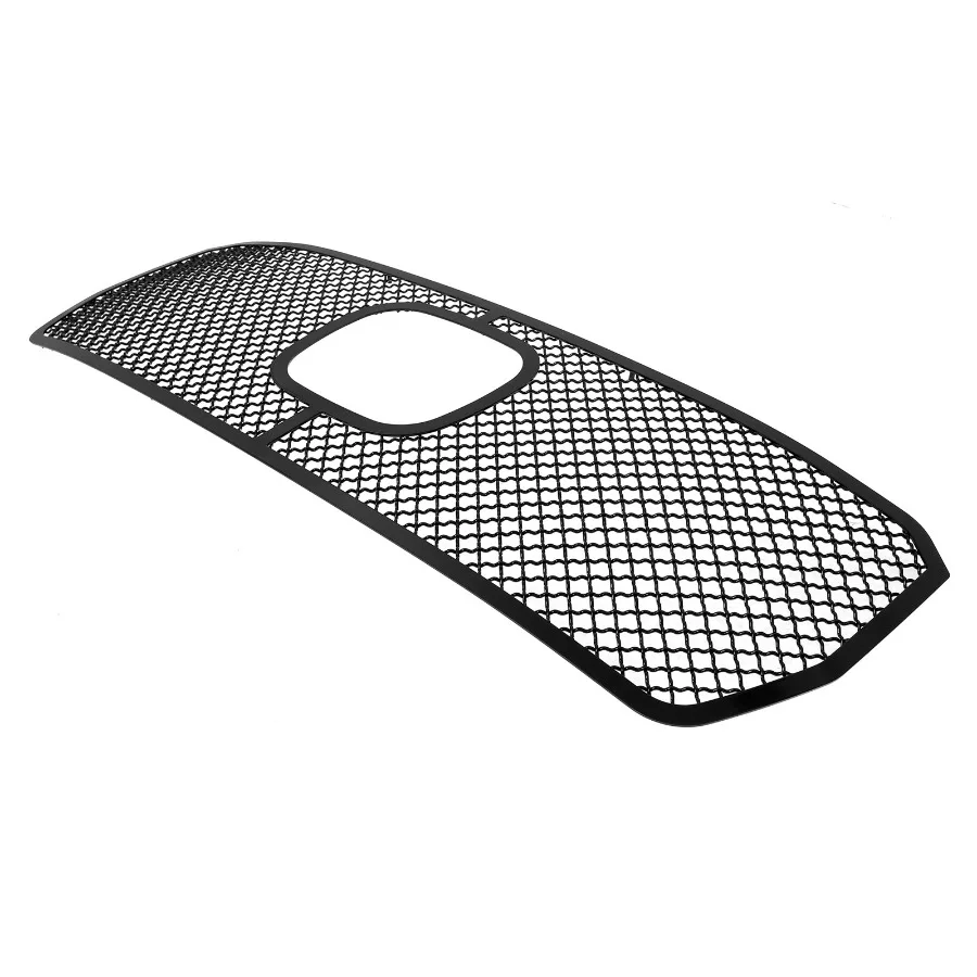 

Подходит для Honda Ridgeline 2021-2023 годов, верхняя вставка решетки из нержавеющей стали с черной сеткой