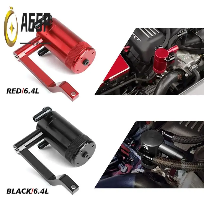 

A65P-Oil Catch Can Tank 5.7 HEMI Z-Bracket Billet Catch Can For Dodge Charger Chrysler 300 6.4L Air Oil Separator