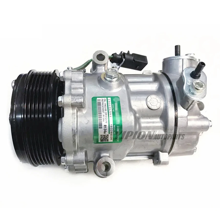 SD6V12 Air Conditioning Compressor For VW VOLKSWAGEN VENTO POLO SKODA RAPID 6R0820803A 6RF820803B  6RF820803 6RF820803D