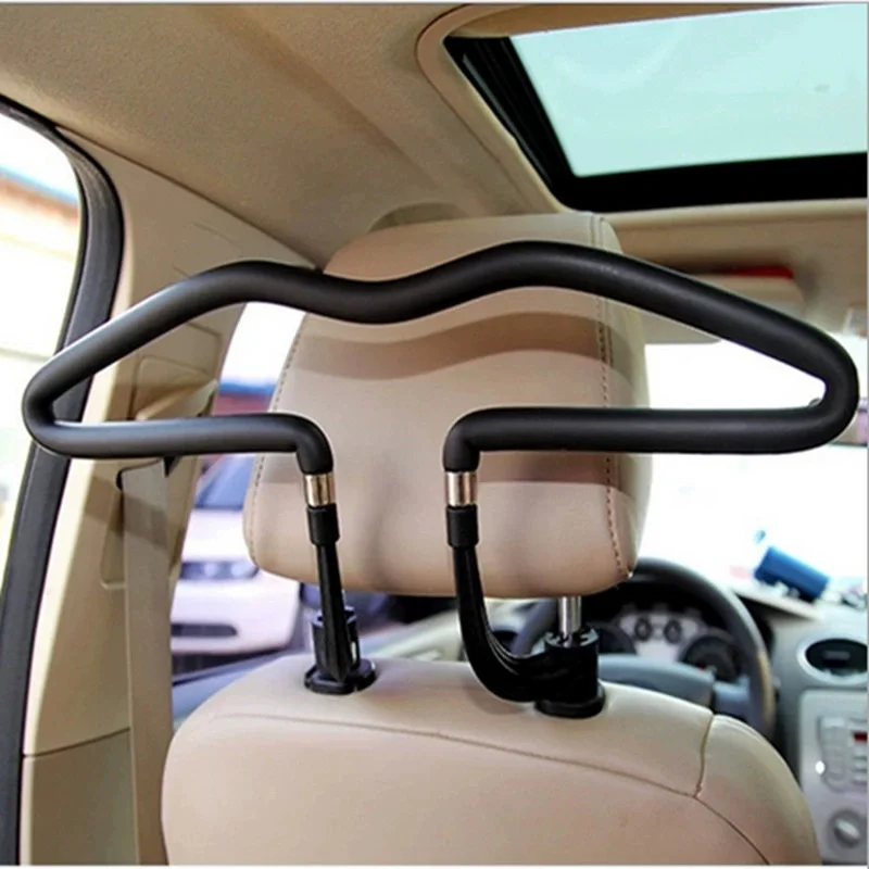 

1Pcs Car clothes hanger, car clothes hanger, seat back PU clothes hanger, stainless steel clothes hanger, car clothes dryer, sel