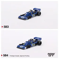 MINI GT 1:64 Tyrrell P34 #3 Jody Scheckter /  #4 Patrick Depailler 1976 Swedish GP Diecast Model Car